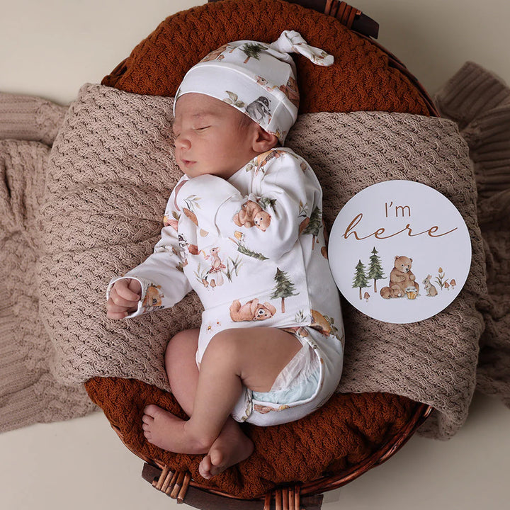 Snuggle Hunny Organic Long Sleeve Bodysuit - Bears