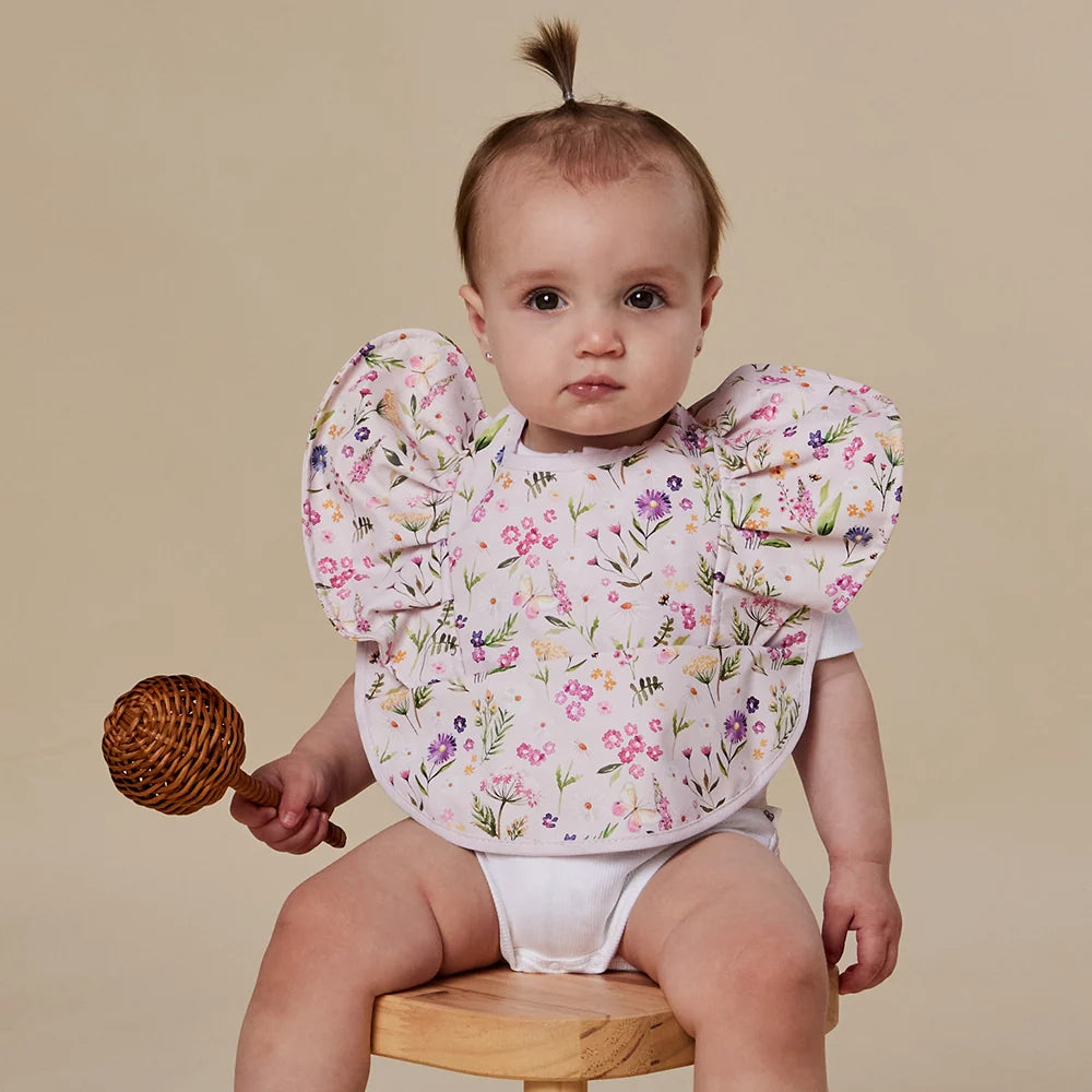 Snuggle Hunny Waterproof Frill Snuggle Bib - Gracie