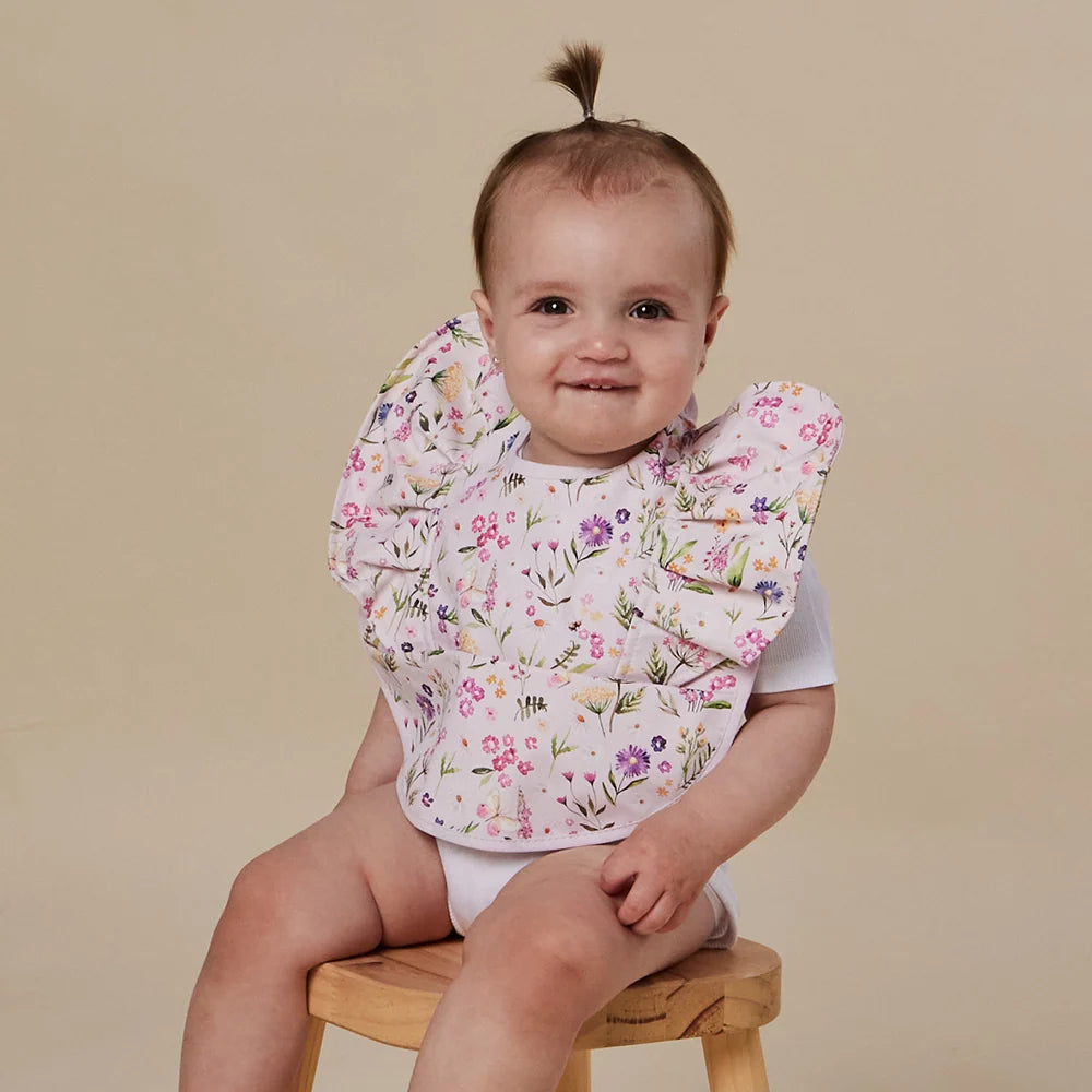 Snuggle Hunny Waterproof Frill Snuggle Bib - Gracie