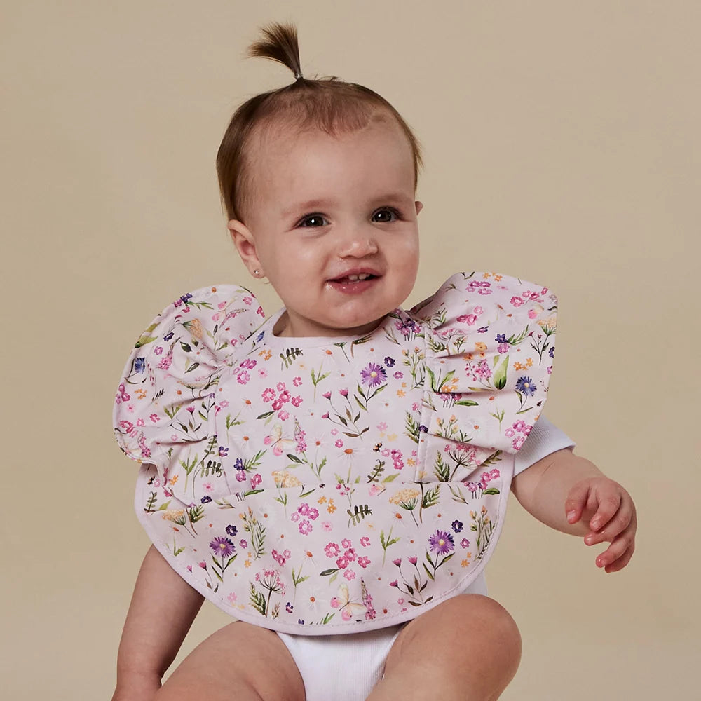 Snuggle Hunny Waterproof Frill Snuggle Bib - Gracie