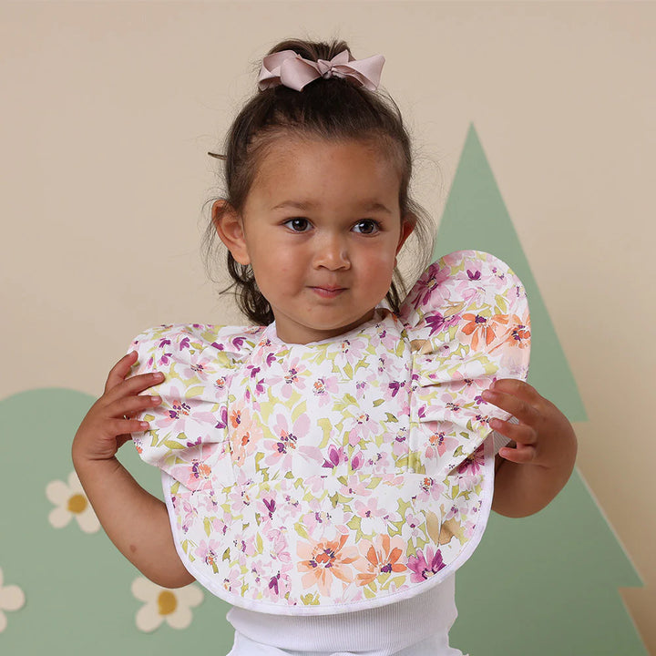Snuggle Hunny Waterproof Frill Snuggle Bib - Isla