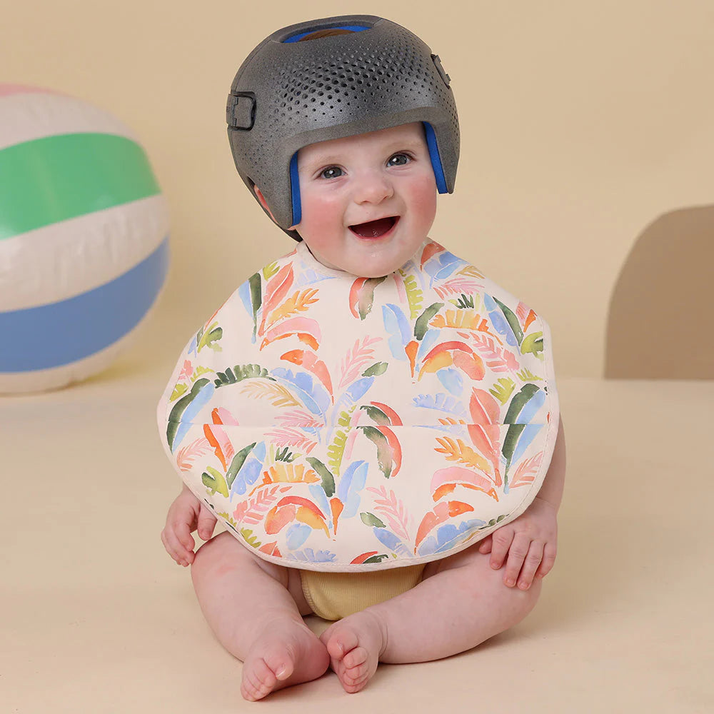 Snuggle Hunny Waterproof Snuggle Bib - Summer Palm