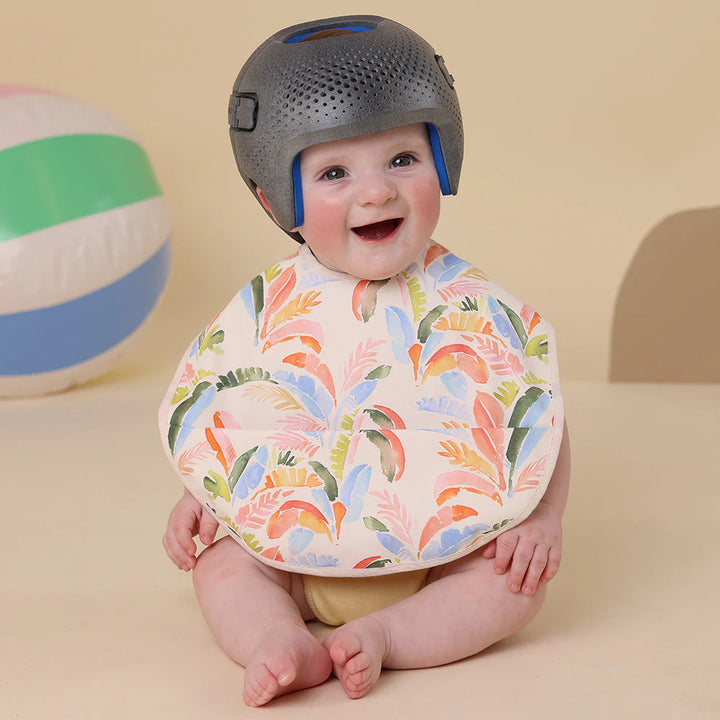 Snuggle Hunny Waterproof Snuggle Bib - Summer Palm