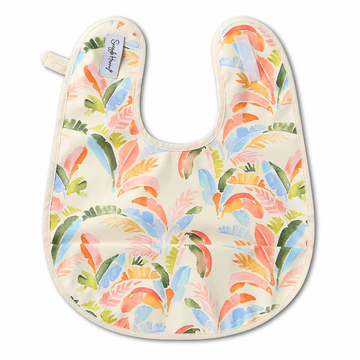 Snuggle Hunny Waterproof Snuggle Bib - Summer Palm