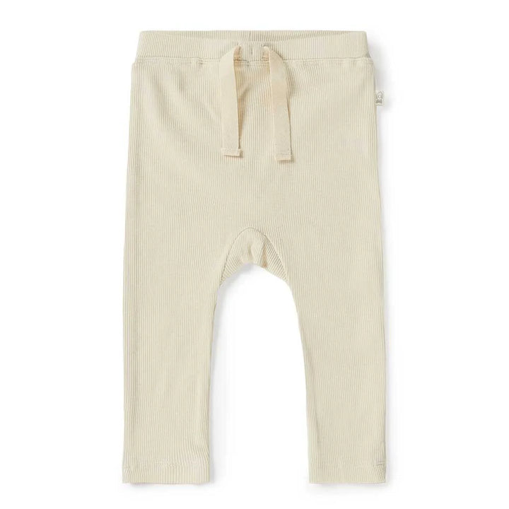 Snuggle Hunny Ribbed Organic Pants - Halo