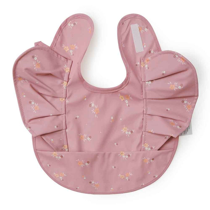 Snuggle Hunny Waterproof Frill Snuggle Bib - Daisy