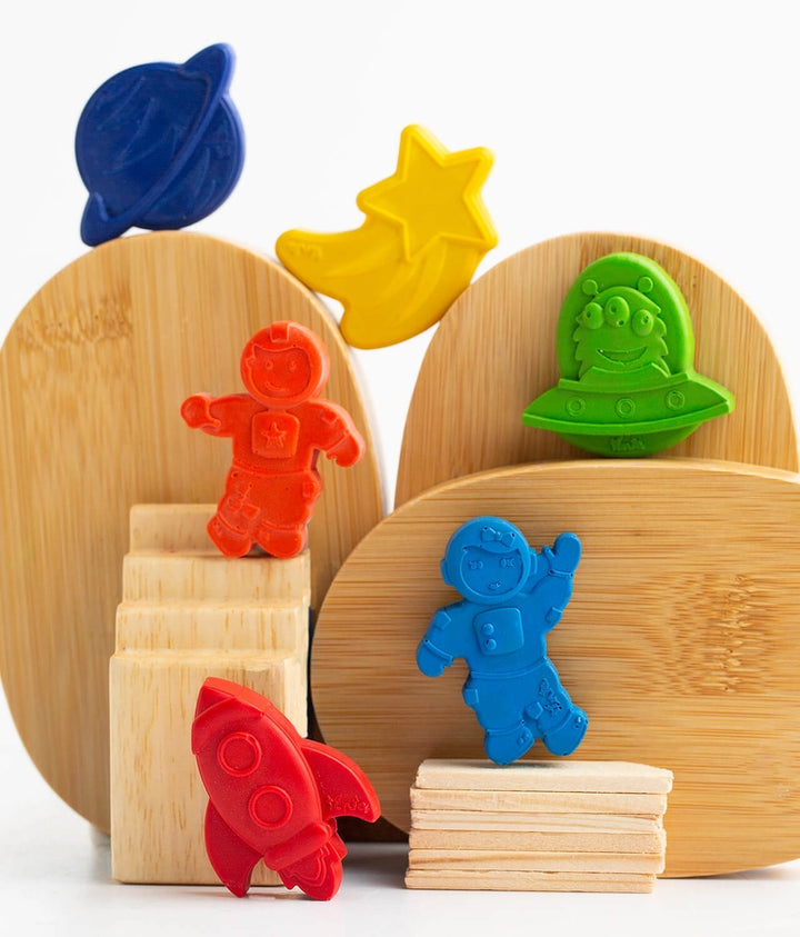Space Universe Handmade Beeswax Crayons