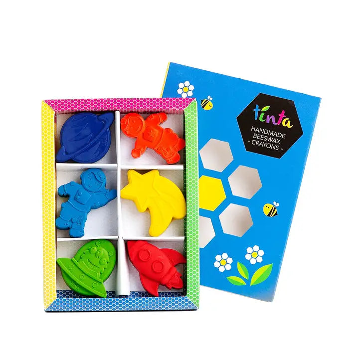 Space Universe Handmade Beeswax Crayons