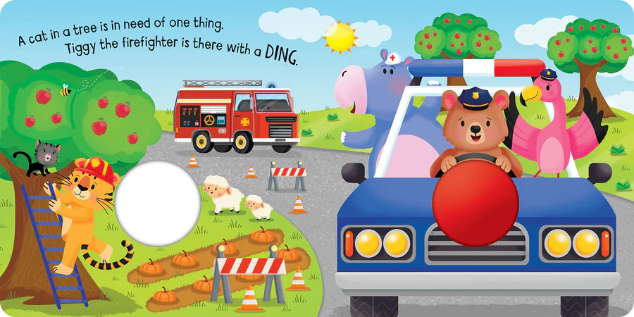 Squeak Me! Board Book - Beep Beep Rescue!