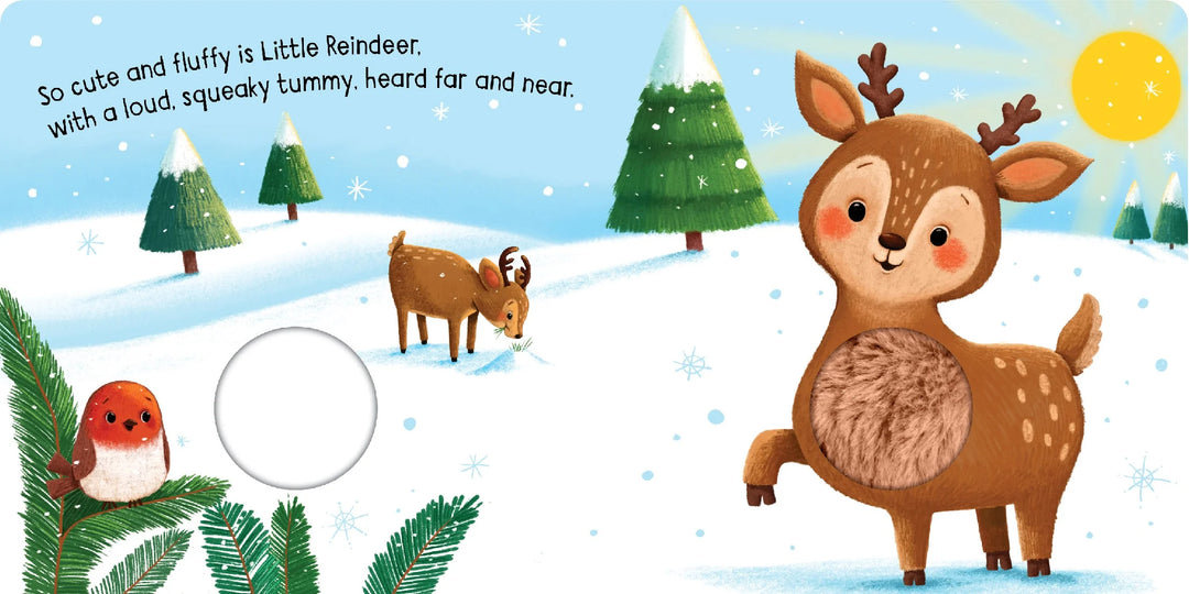 Squeaky Plush Board Book - Squeaky Little Reindeer