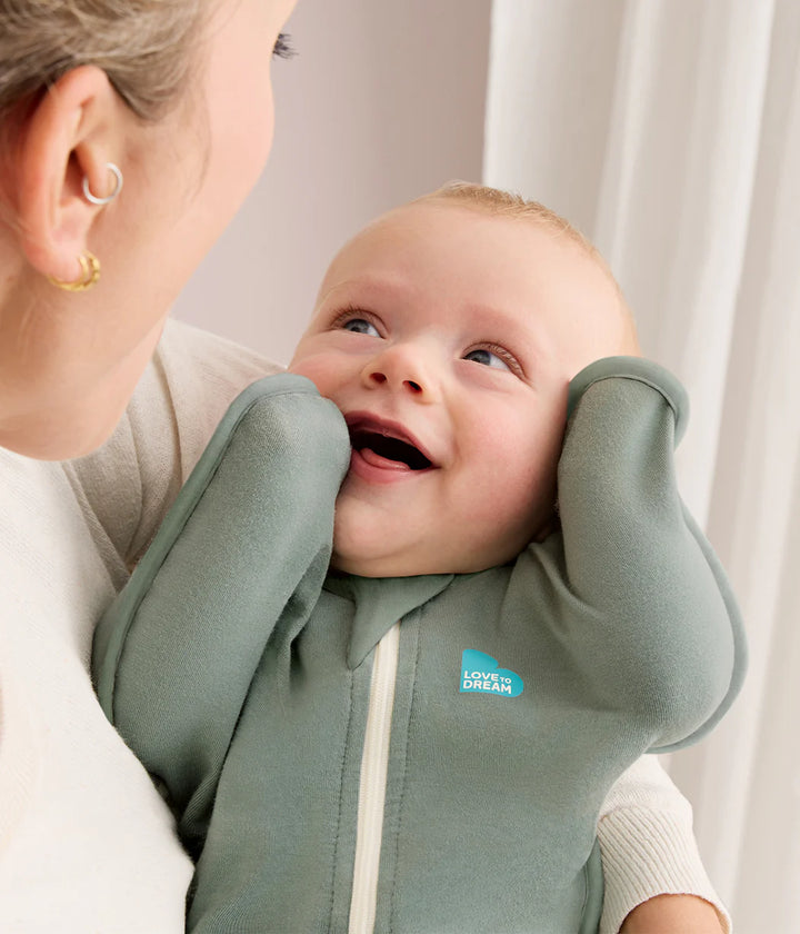 Love to Dream Swaddle Up™ Original Cotton 1.0 TOG - Deep Olive