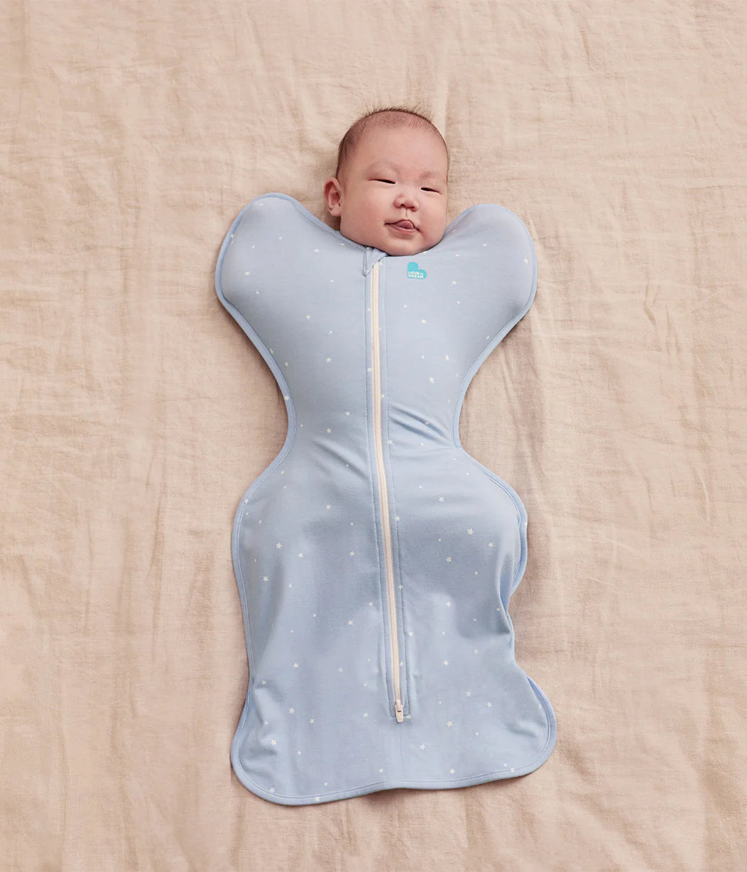 Love to Dream Swaddle Up™ Original Cotton 1.0 TOG - Powder Blue Twinkle