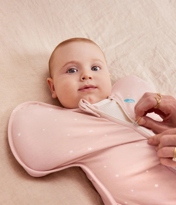 Love to Dream Swaddle Up™ Original Cotton 1.0 TOG - Powder Pink Twinkle