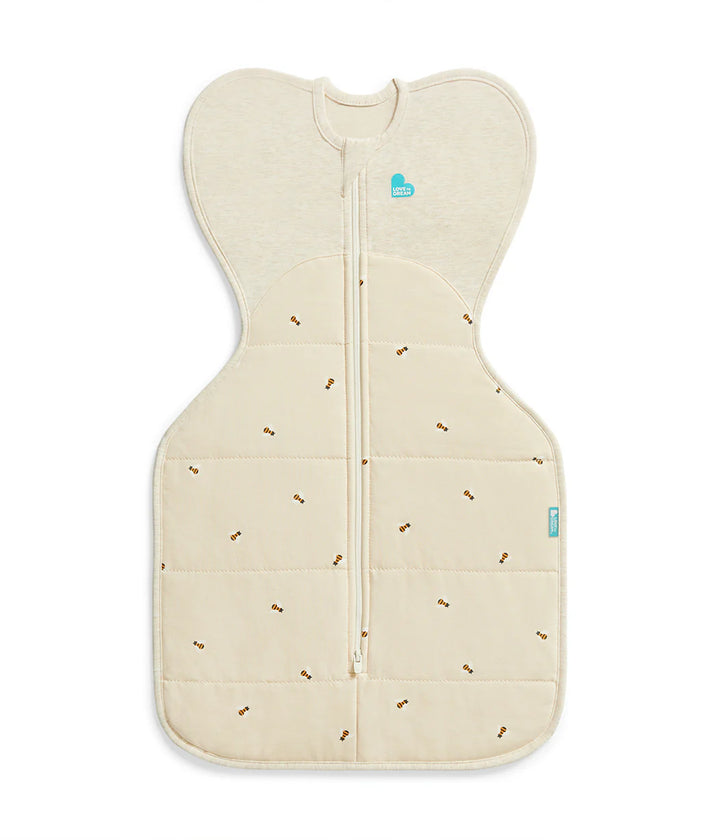 Love to Dream Swaddle Up™ Quilted Stretch Cotton 2.5 TOG - Oatmeal Bees