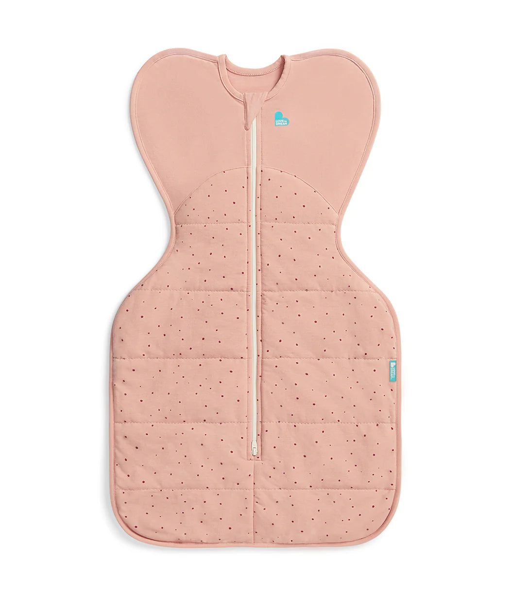 Love to Dream Swaddle Up™ Quilted Stretch Cotton 2.5 TOG - Rose Pebbles