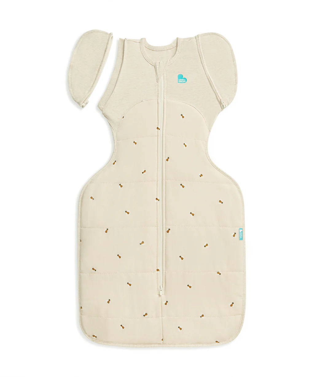 Love to Dream Swaddle Up™ Quilted Transition Bag 2.5 TOG - Oatmeal Bees