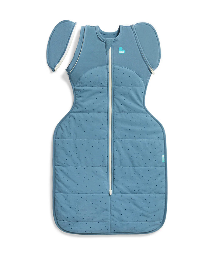 Love to Dream Swaddle Up™ Quilted Transition Bag 2.5 TOG - Storm Blue Pebbles