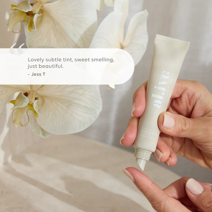 al.ive body Tinted Lip Butter - Nude Coconut