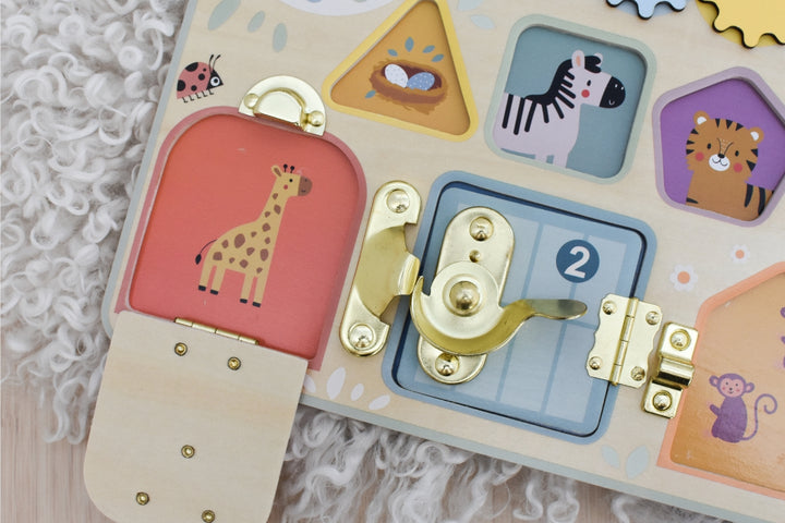 My Forest Friends Wooden Busy Board