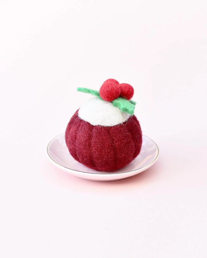 Felt Christmas Red Velvet Bundt Cake
