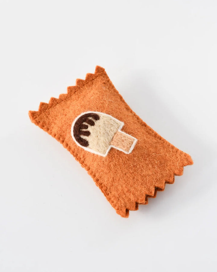 Felt Ice Cream Popsicle Toy With Wrapper