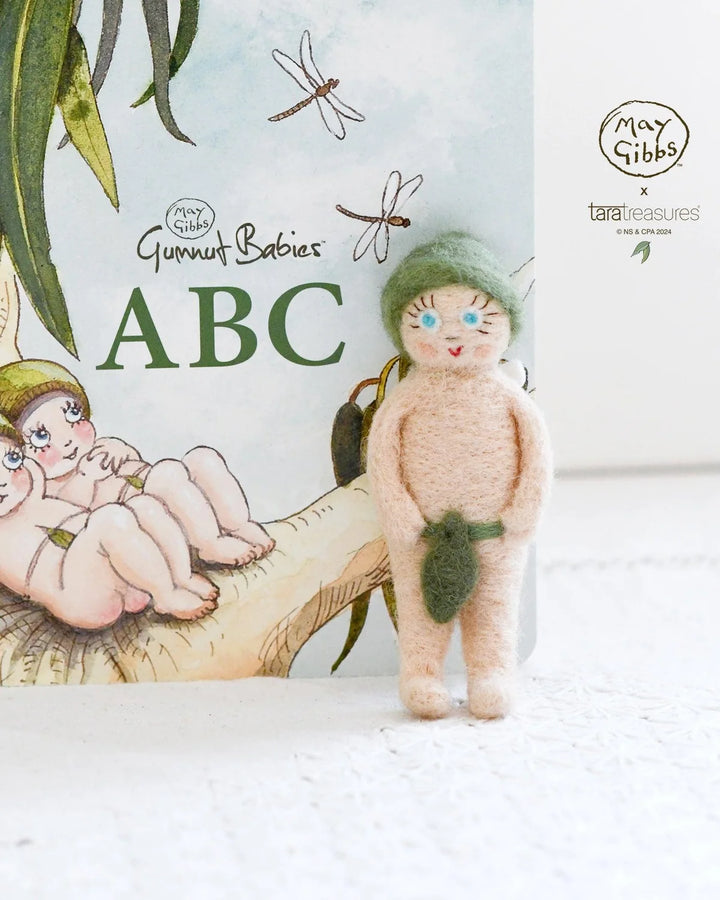 May Gibbs x Tara Treasures - Felt Gumnut Baby