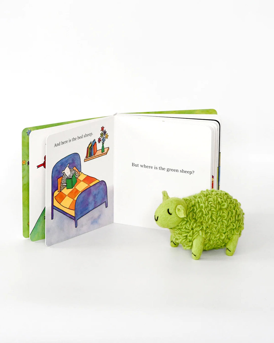 Where is the Green Sheep? Toy and Book Set