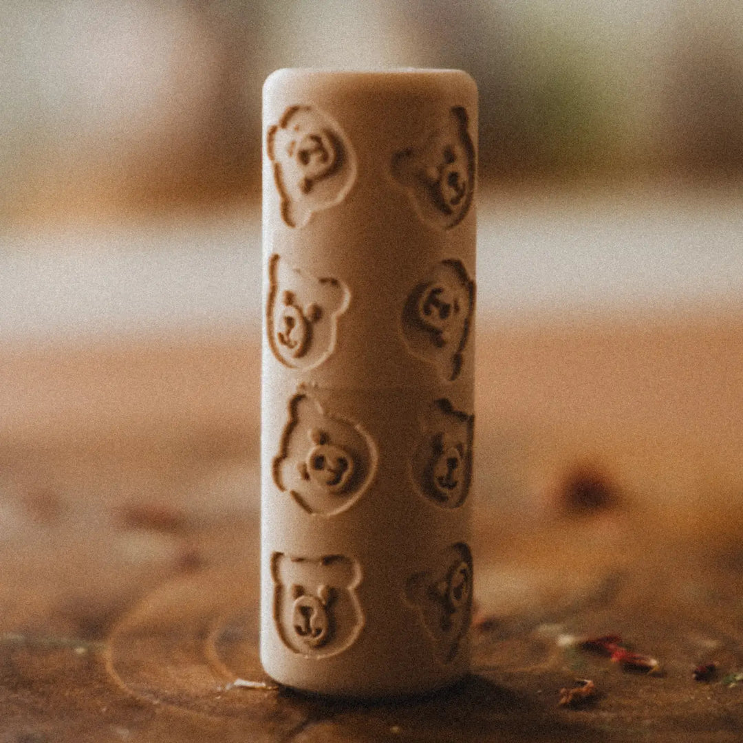 Teddy Bear Pattern Playdough Roller
