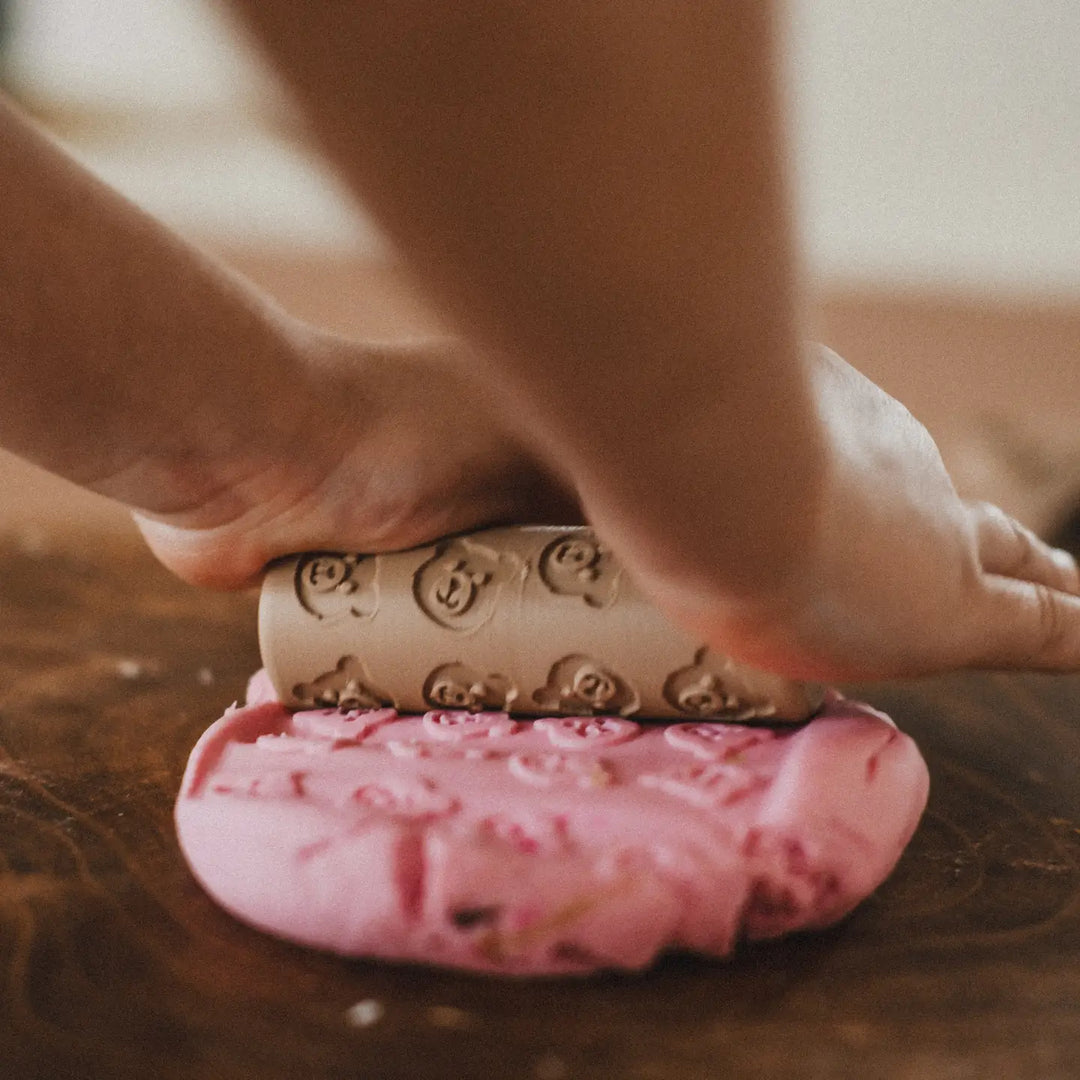 Teddy Bear Pattern Playdough Roller