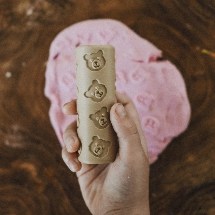 Teddy Bear Pattern Playdough Roller