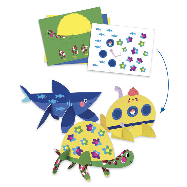 Djeco Seaside Delights Multi Craft Kit