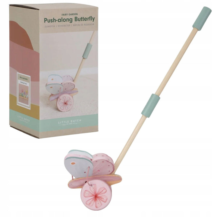 Fairy Garden Wooden Push-Along Butterfly