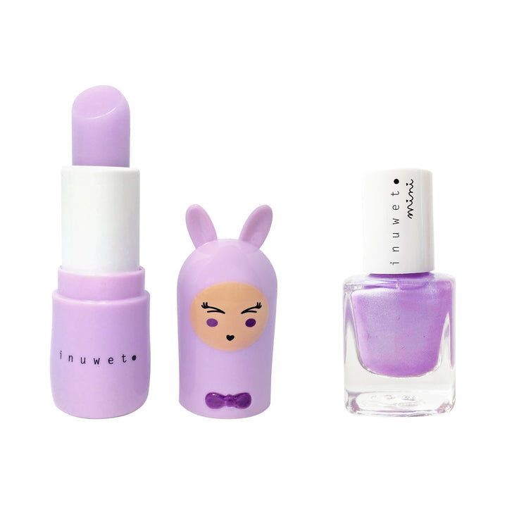 Inuwet Lip & Nail Duo Gift Set - Violet