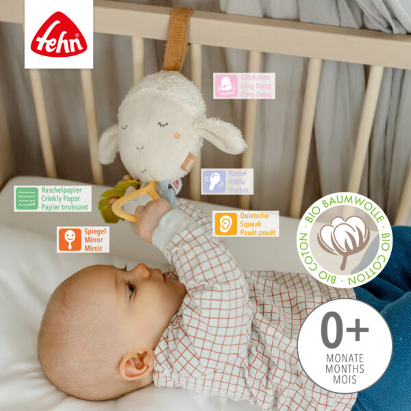 FehnNATUR Sheep Soft Play Activity Toy