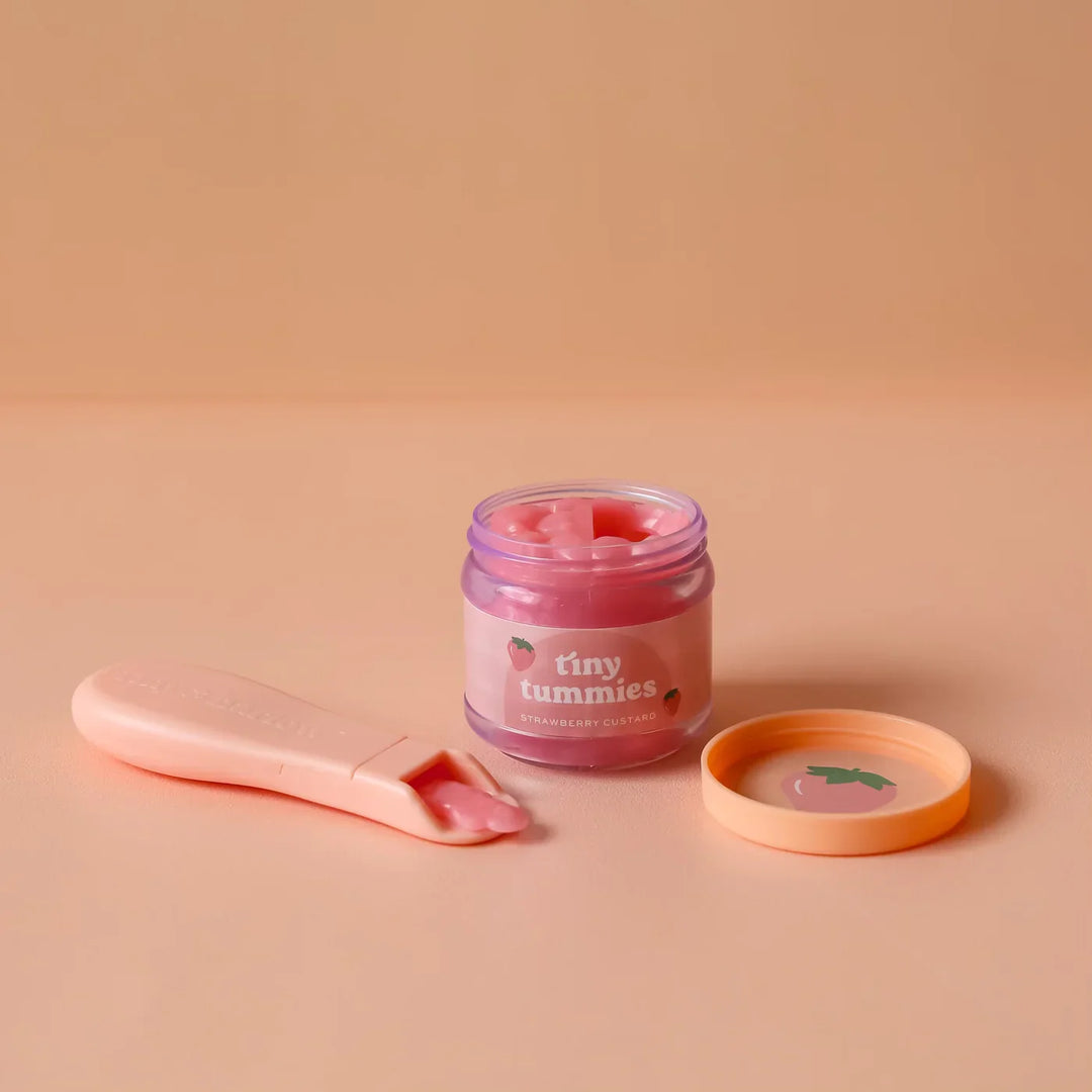 Tiny Tummies Doll Play Jar & Spoon Food Set