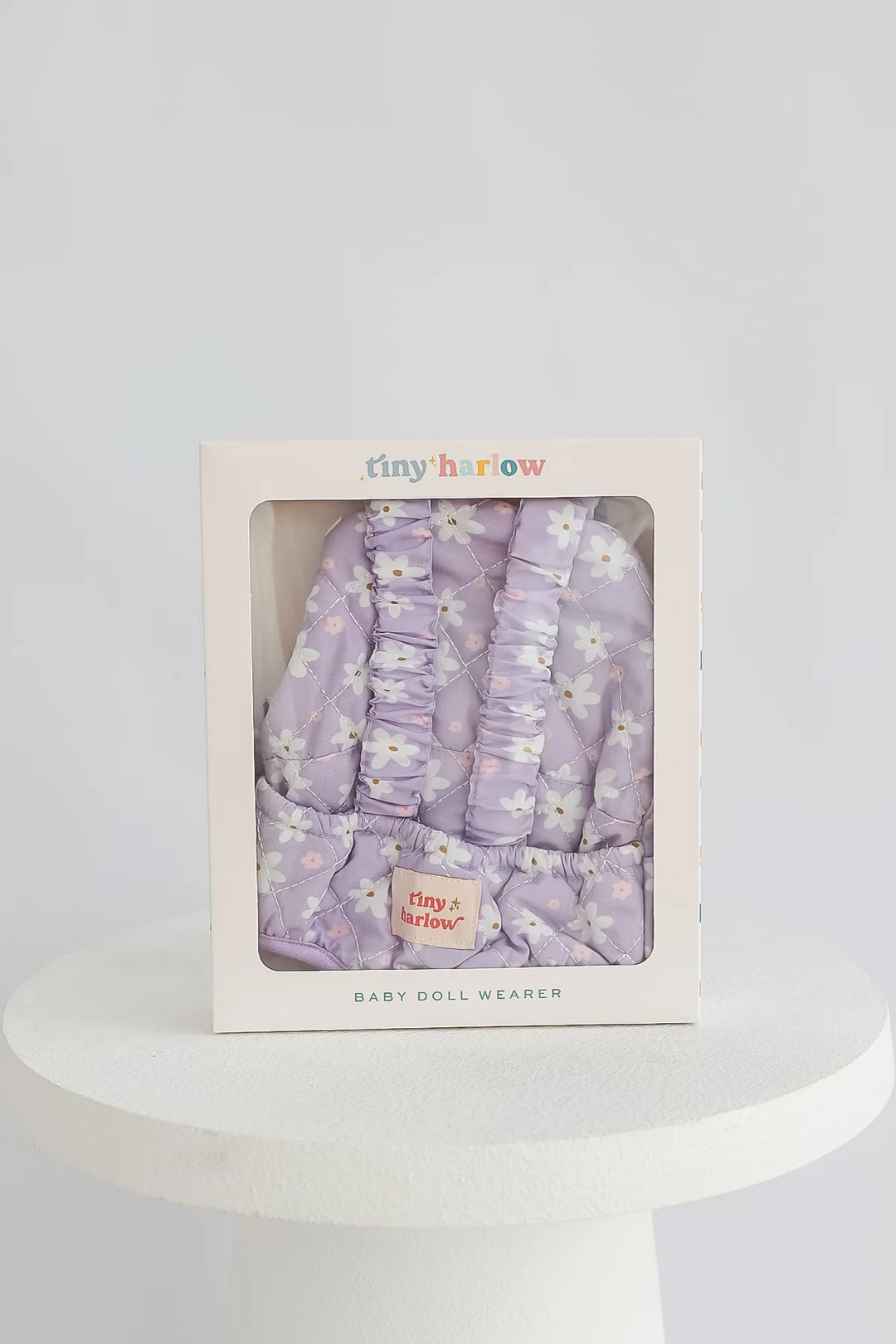 Tiny Harlow Baby Doll Wearer – Lilac Daisy