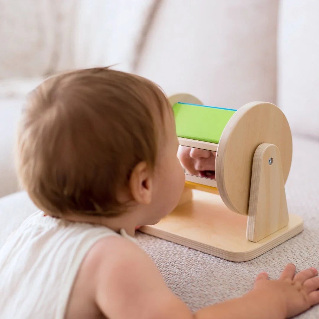 Totli Wooden Spinning Drum Toy