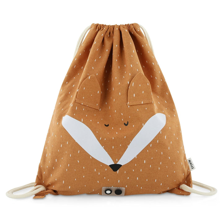 Trixie Drawstring Library/Swim Bag - Mr. Fox