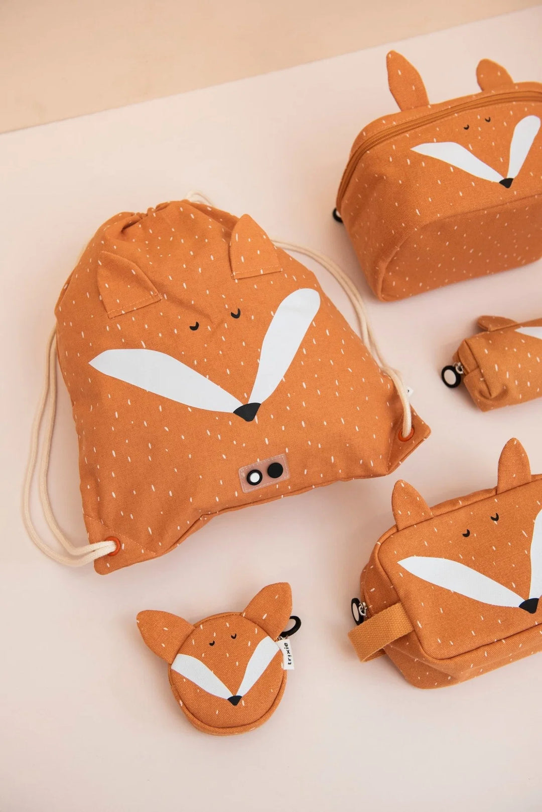 Trixie Drawstring Library/Swim Bag - Mr. Fox