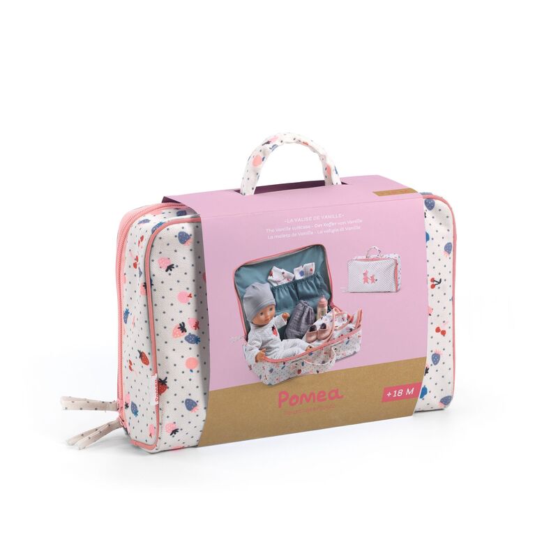 Pomea Soft Body Doll & Accessory Suitcase