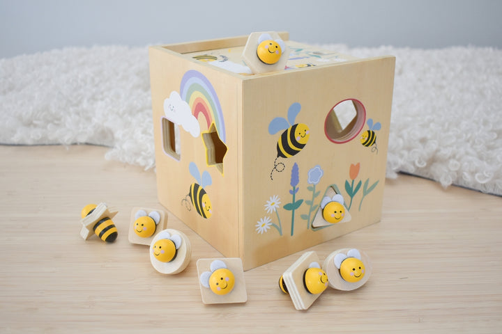 Buzzy Days Wooden Bee Shape Sorter
