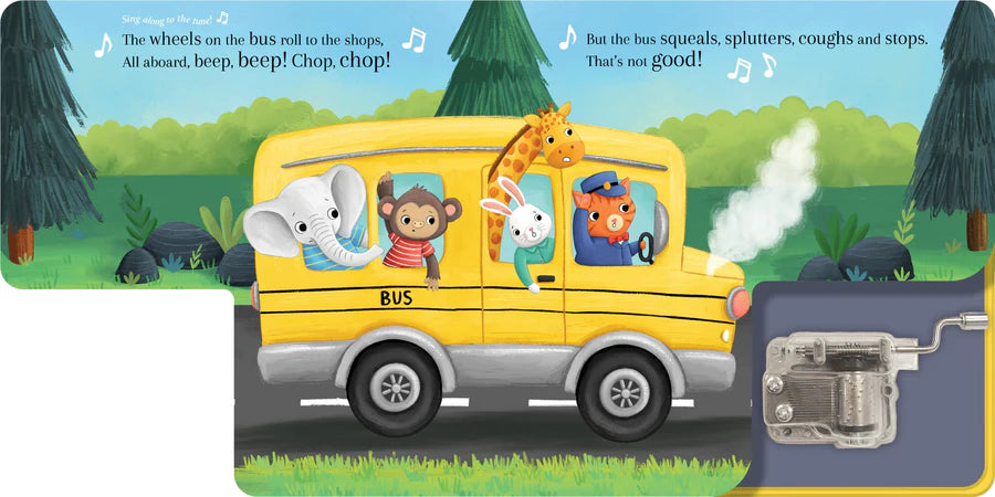 Wind-Up Music Box Book - The Wheels on the Bus