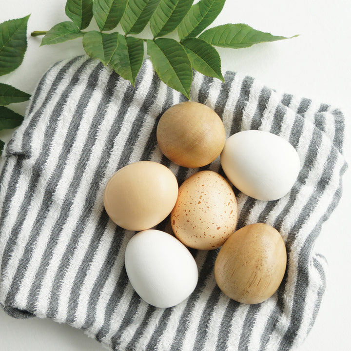 Wooden Farm Eggs Market Crate Set