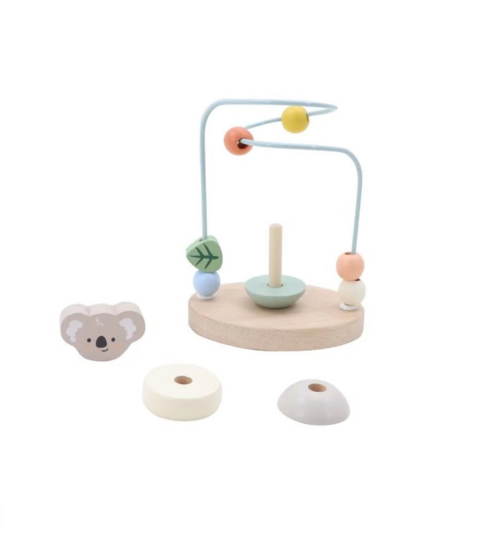 Wooden Koala Stacking Bead Maze