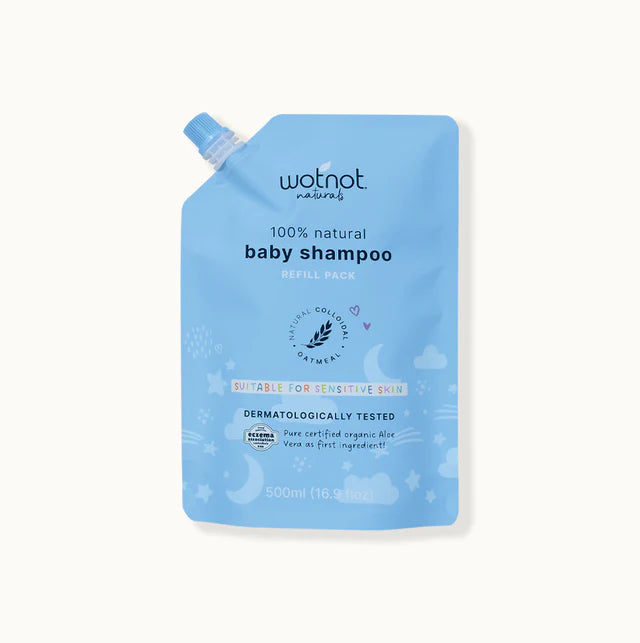 Wotnot Naturals Baby Shampoo 500ml Refill Pouch
