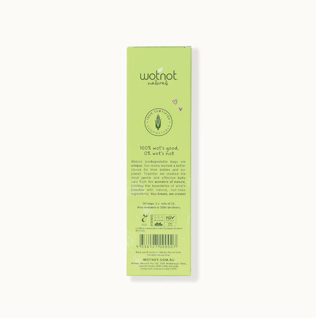 Wotnot Naturals Biodegradable Nappy Bags