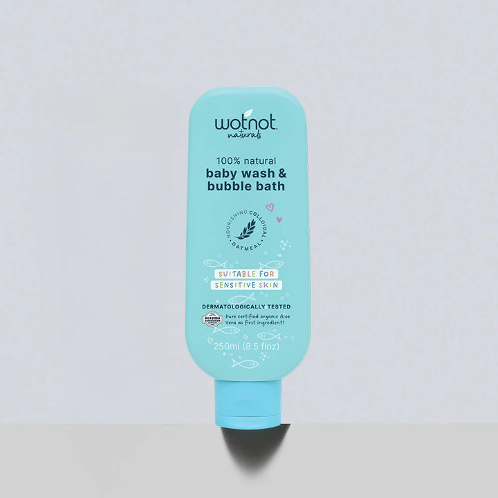 Wotnot Naturals Baby Wash & Bubble Bath 250ml