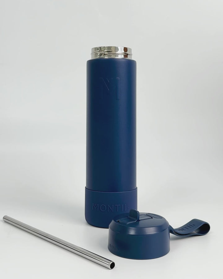 MontiiCo Fusion Complete Drink Bottle 700ml - Navy