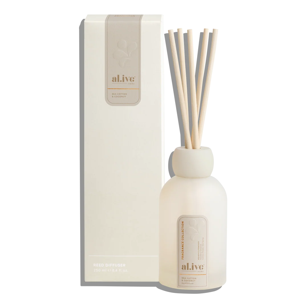 al.ive Reed Diffuser - Sea Cotton & Coconut