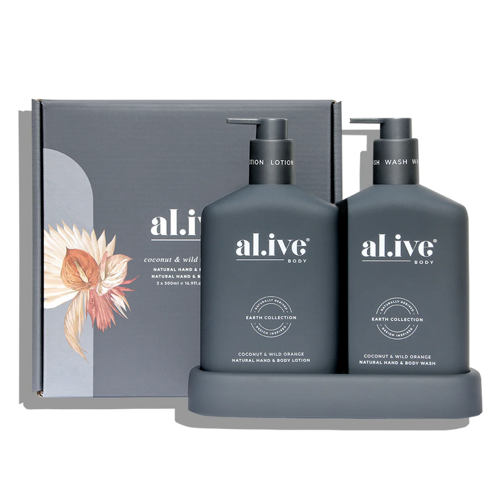 al.ive Body Coconut & Wild Orange Wash & Lotion Duo